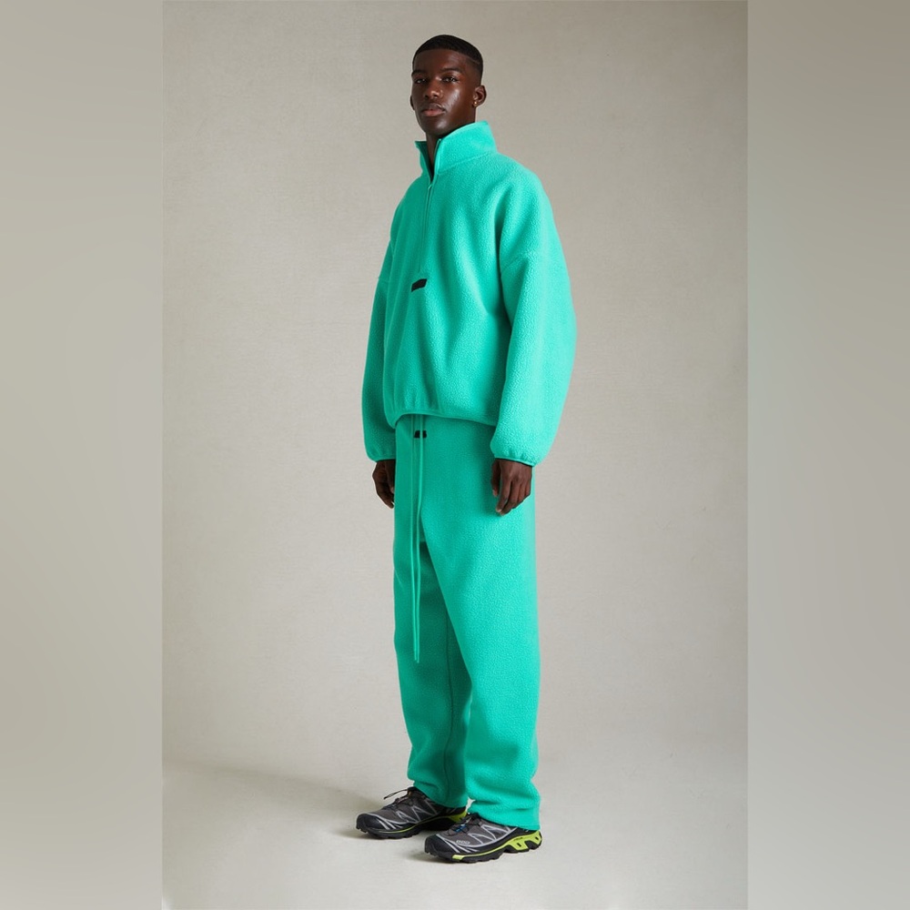 Fear of God Essentials Mint Leaf Polar Fleece Sweatpants XS